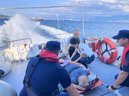 1 Person Was Medically Evacuated Off the Coast of Kocaeli